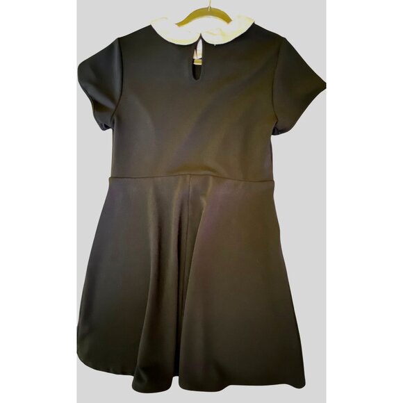 Torrid Black White Collar Dress Size 1 14/16 1X Whimsy Goth Wednesday School Y2k - Picture 2 of 8